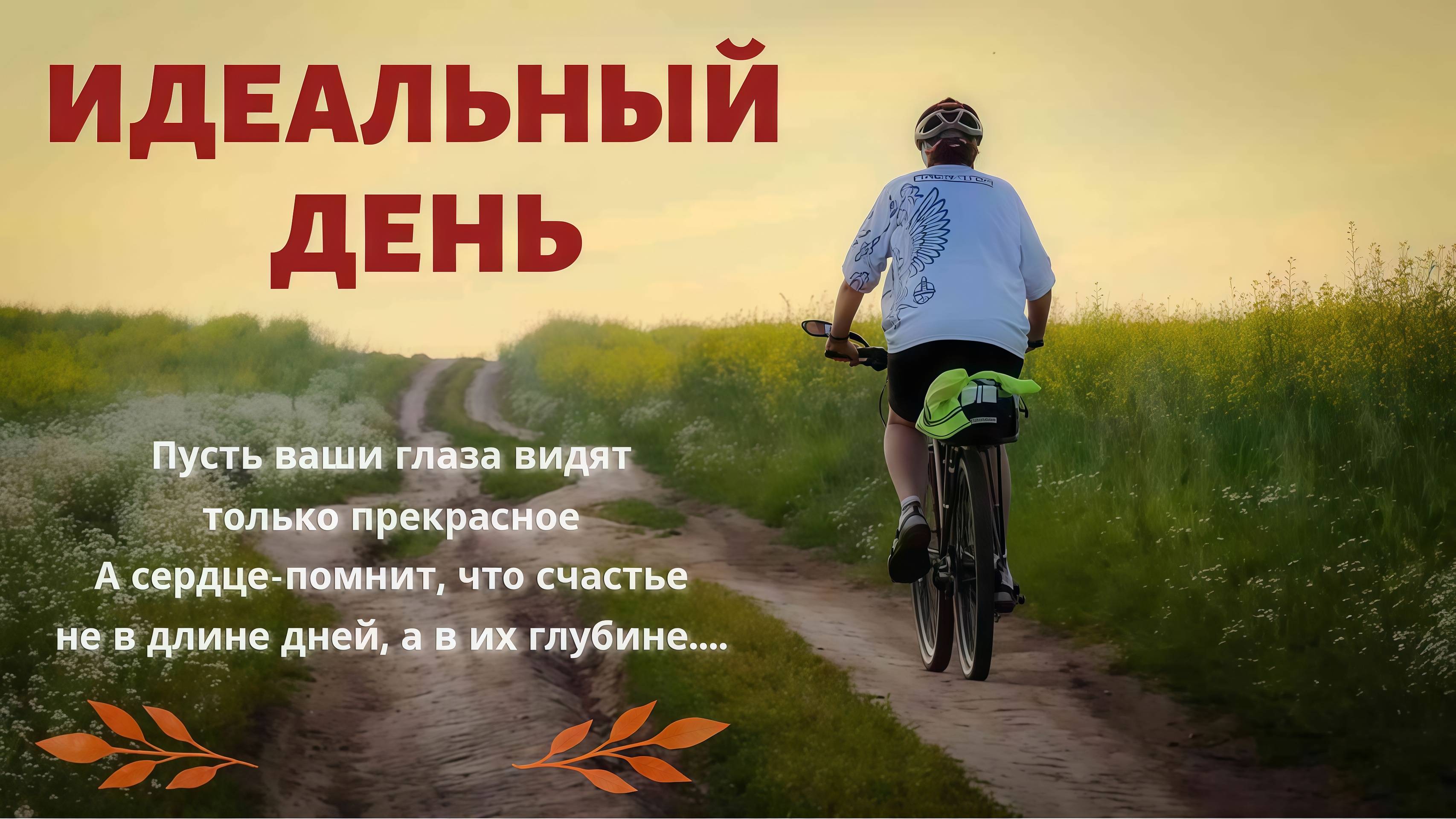 ИДЕАЛЬНЫЙ ДЕНЬ I ЖИЗНЬ НЕ БЕСКОНЕЧНА. НО ПОКА ОНА ЕСТЬ - В НЕЙ СТОЛЬКО КРАСОК!  I ONE DAY RIDE