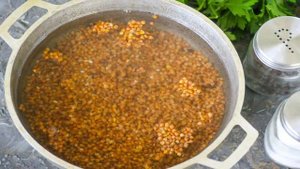 Гречка с колбасой