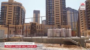 Динамика строительства ЖК «Сердце Ростова 2» на 31 июля 2025 года