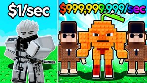 СТАЛ УНДЕЦИЛЛИОНЕРОМ И ПРОКАЧАЛАЛ ВСЕ НА МАКСИМУМ В ПОЙМАЙ И НАКОРМИ БРЕЙНРОТ РОБЛОКС!