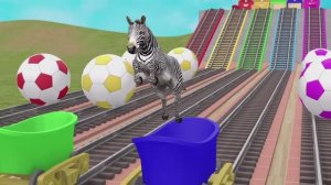 Мультики про зверей. Занимательное видео для детей про красочных зверят.