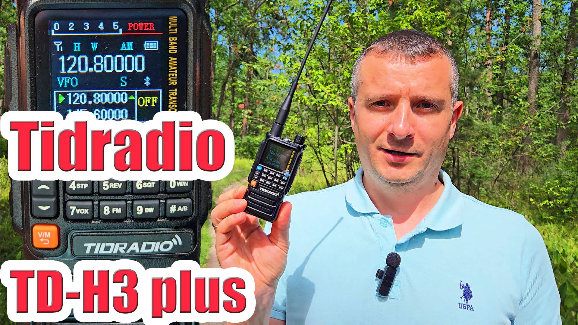 Tidradio TD H3 plus тест и обзор радиостанции смотреть онлайн