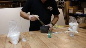 Набор по изъятию объемных следов След+. Часть 2 Изготовление слепка