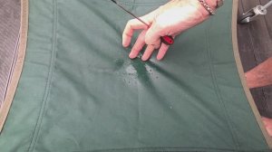 Спасение от дождя воды. Сухая попа. Стулья, кресла, шезлонги в сетку из брезентовых быстро, просто.