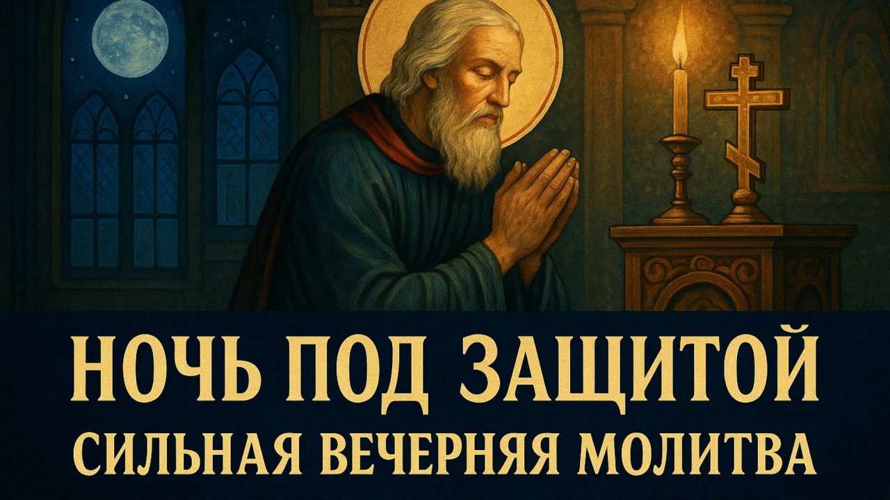 НОЧЬ ПОД ЗАЩИТОЙ. Сильная вечерняя молитва.