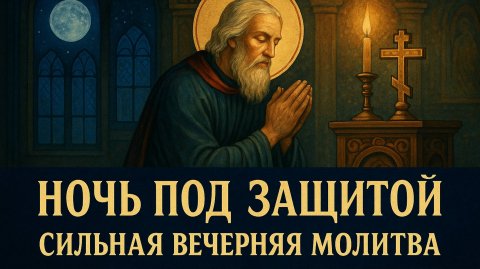 НОЧЬ ПОД ЗАЩИТОЙ. Сильная вечерняя молитва.