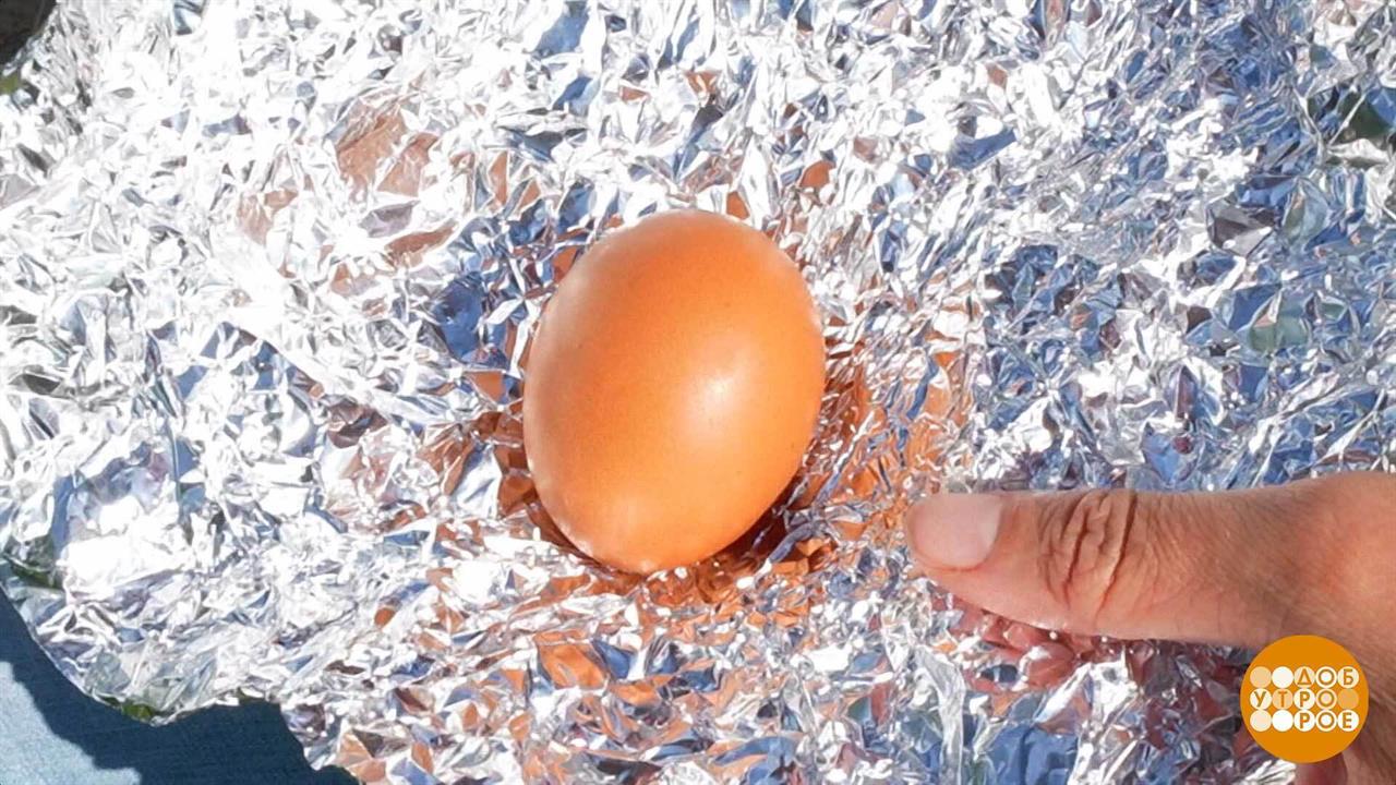 Походный вариант: фольга вместо котелка. Доброе утро. Фрагмент выпуска от 01.08.2025