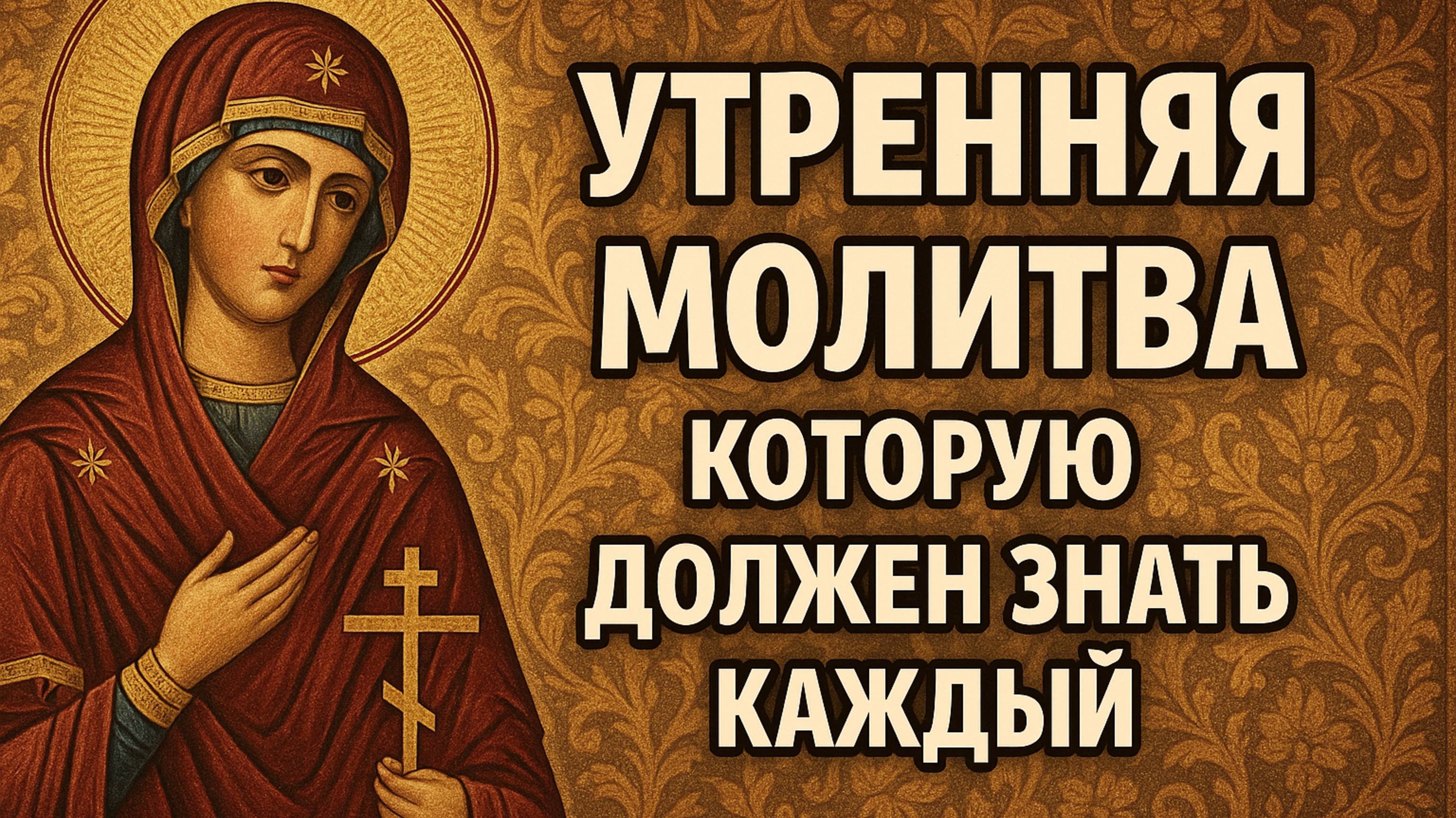 Утренняя молитва которую должен знать КАЖДЫЙ