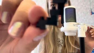АСМР я вернулась и обзор моих игрушек из лего скретчинг, звуки рта