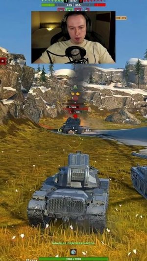 Заруба на M60 с аркадного прицела Tanks Blitz