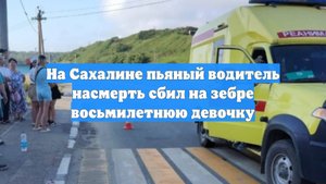 На Сахалине пьяный водитель насмерть сбил на зебре восьмилетнюю девочку
