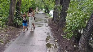 Город после дождя...