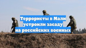 Террористы в Мали устроили засаду на российских военных