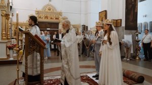 Храм Рождества Христова. Венчание Владислава и Ксении. 01.08.2025. г Екатеринбург.