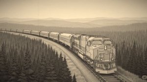 В плацкартном вагоне