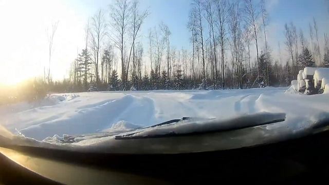 Снова чистим снег.