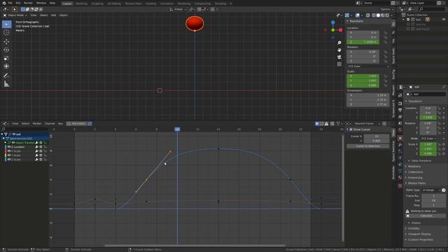 Анимация в Блендер Уроки 1-2