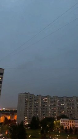 ⚡️Эффектная молния в Бирюлёво⚡️