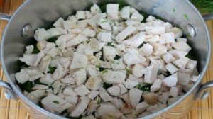 Холодный суп из шпината