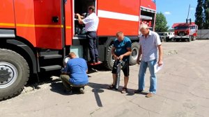 Снова белорусские пожарные МАЗы в Воронеже, второе пришествие