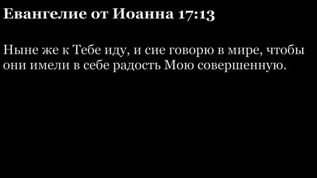 Евангелие от Иоанна, глава 17 смотреть онлайн