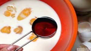 Хлебная запеканка с кленовым сиропом