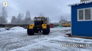 К-700 после капитального ремонта на арочных колесах