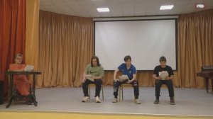 Открытая читка пьесы "Ряд одиноких деревьев", автор пьесы Андрей Бикетов.