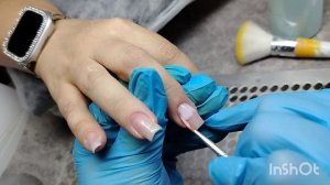 витражный гель и укрепление верхняя форма мой способ