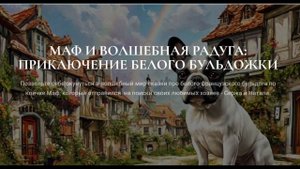 Маф и волшебная радуга: приключение белого бульдожки - АУДИО СКАЗКА