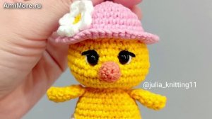Амигуруми: схема Цыплёнок | Игрушки вязаные крючком