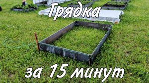 ГРЯДКА за 15 минут и ПОСЛЕДНИЙ ШАНС на урожай!!!