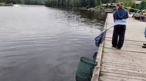 Поимка осетра