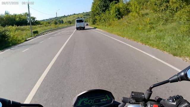 Мотоцикл LIFAN LF175-2E. Дорога в Донской через Бобрик-гору.