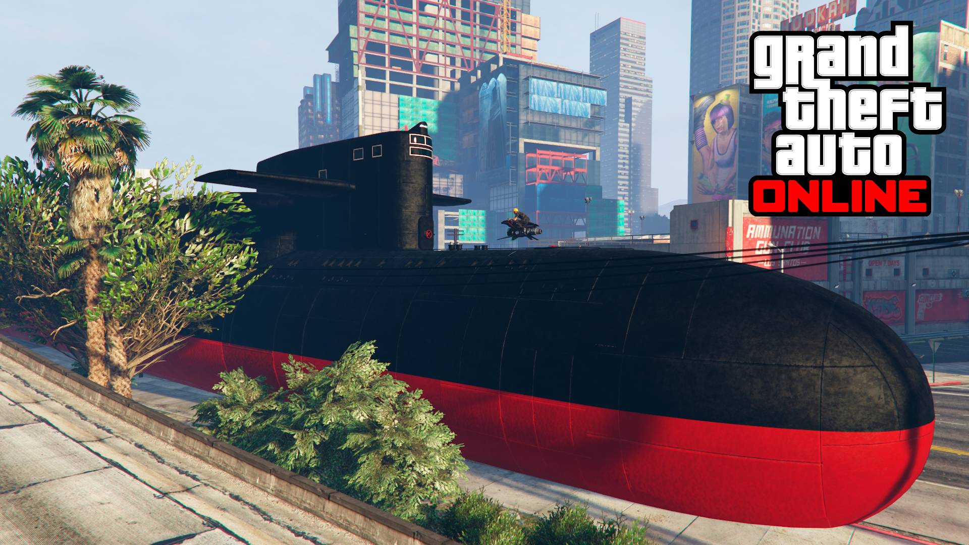 Как заспавнить Косатку в городе в GTA Online смотреть онлайн