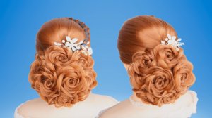 Самая красивая прическа | Потрясающая свадебная прическа для длинных волос — шаг за шагом