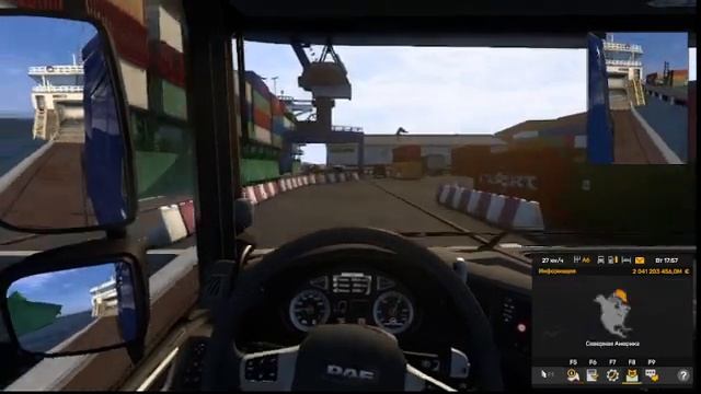 ETS 2 Clip for TMGK9000HD "ETS 2: Мальмё - Нуук" ч12. Куакорток - Нуук