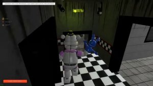 АНИМАТРОНИКИ ПУГАЮТ ОХРАННИКА FNAF 3 COOP ► Garry's Mod