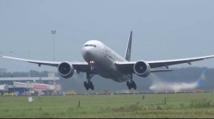 Самолет | Взлет и посадка мощных огромных самолетов