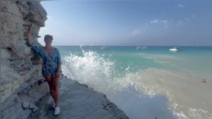 Геленджик. Сосновка. Красивые волны. 31.07.2025.