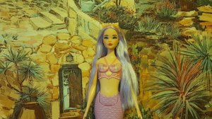 Распаковка Barbie русалка Одиль! Сонечка пришла на распаковку!