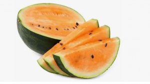 оранжевый арбуз,