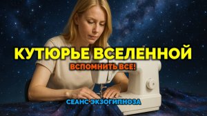 КУТЮРЬЕ ВСЕЛЕННОЙ. ВСПОМНИТЬ ВСЕ