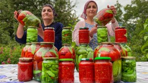 Домашние заготовки на зиму — овощи с огорода, вкус лета в каждой банке! 🥕🍅❄️