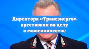 Директора «Трансэнерго» арестовали по делу о мошенничестве