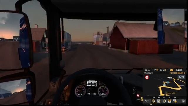 ETS 2 Clip for TMGK9000HD "ETS 2: Мальмё - Нуук" ч11. Нанорталик - Куакорток
