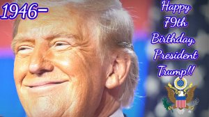 General Trump's song. Video commemorating his 79th birthday [American First, Viva Anti-Communism]