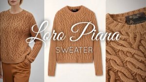 Это хит! 💥 ВЯЖЕМ ШИКАРНЫЙ ДЖЕМПЕР LORO PIANA! 😍 СХЕМА УЗОРА ✍️