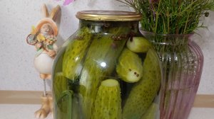Вкусные, Хрустящие ОГУРЦЫ в 3х литр. банках.!