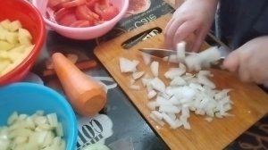 Овощное рагу из баклажан и кабачков